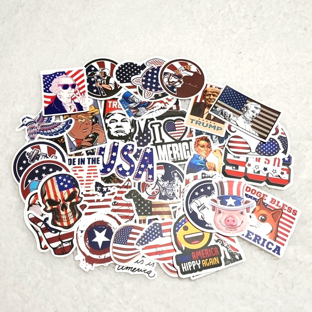 35 America Stickers